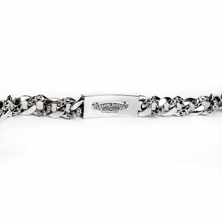 Chrome Hearts ダガーID ファンシーリンククリップブレスレット -6