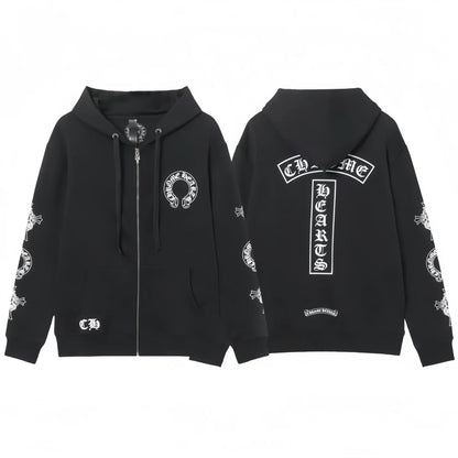 Chrome Hearts Zip Up Hoodie 851