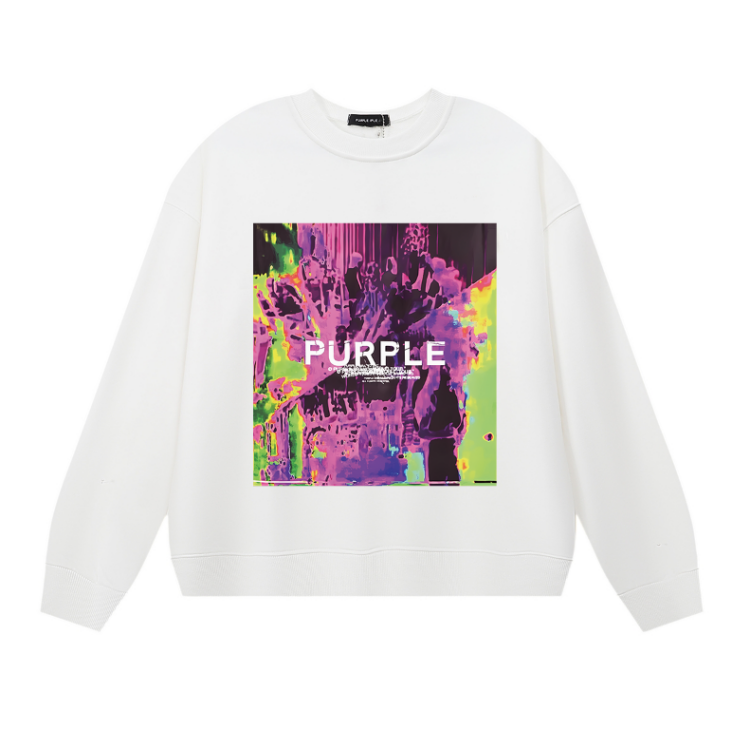 تي شيرت رجالي أرجواني بأكمام طويلة 1121 