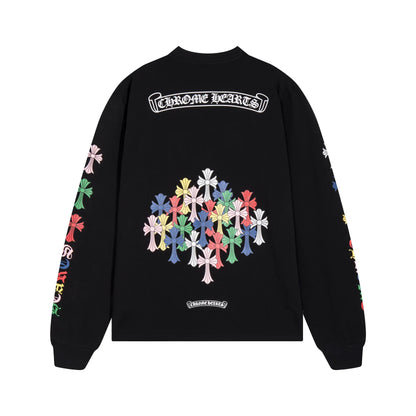 Chrome Hearts Men's Long-Sleeve T-shirt Sweatshirt K8015