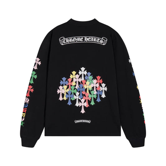 Chrome Hearts Men's Long-Sleeve T-shirt Sweatshirt K8015