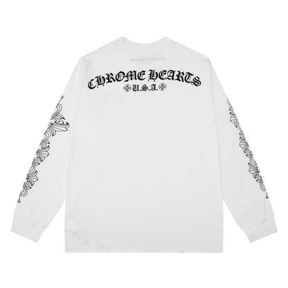 Chrome Hearts Men's Long-Sleeve T-shirt Sweatshirt K8005