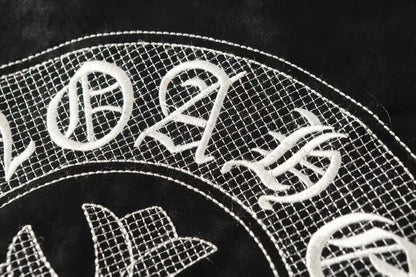 Chrome Hearts Horseshoe Cross Jacket - Black Street Embroidered Coat 8800