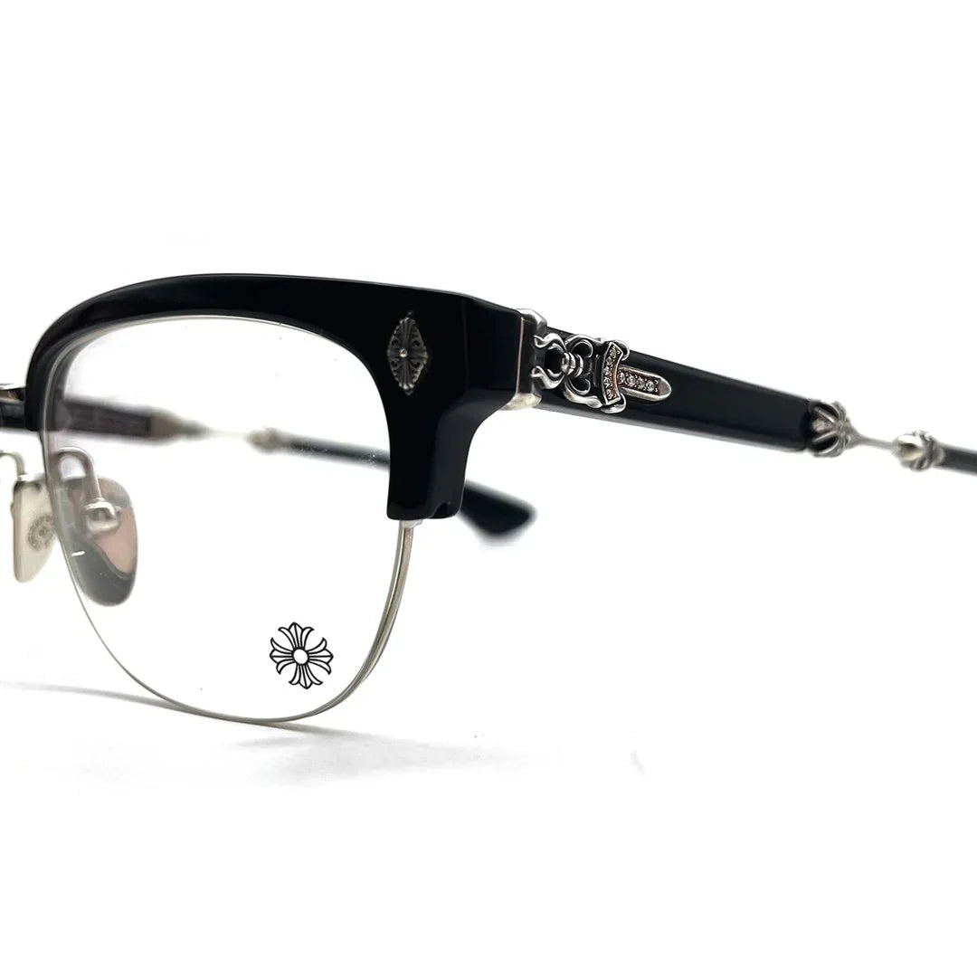 Chrome Hearts Evagilist Diamond BK/SS Glasses