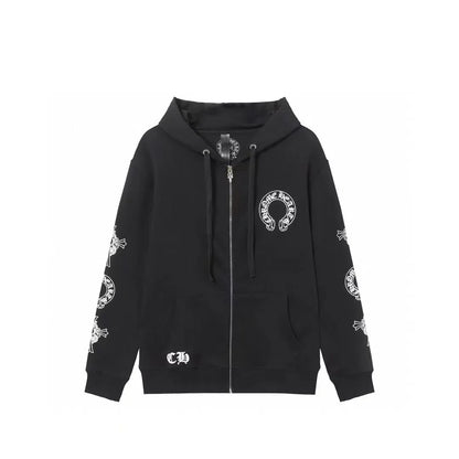 Chrome Hearts Zip Up Hoodie 851