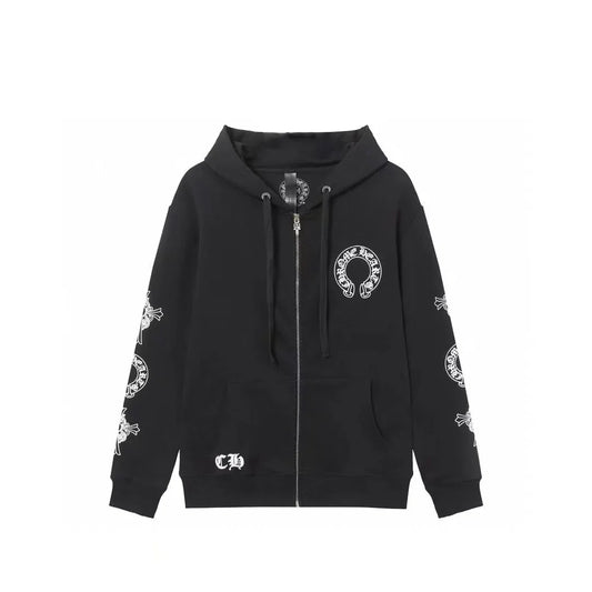 Chrome Hearts Zip Up Hoodie 851