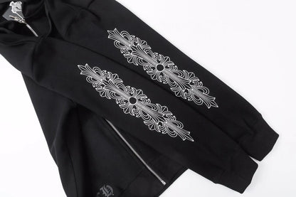 Chrome Hearts Zip Up Hoodie 8515